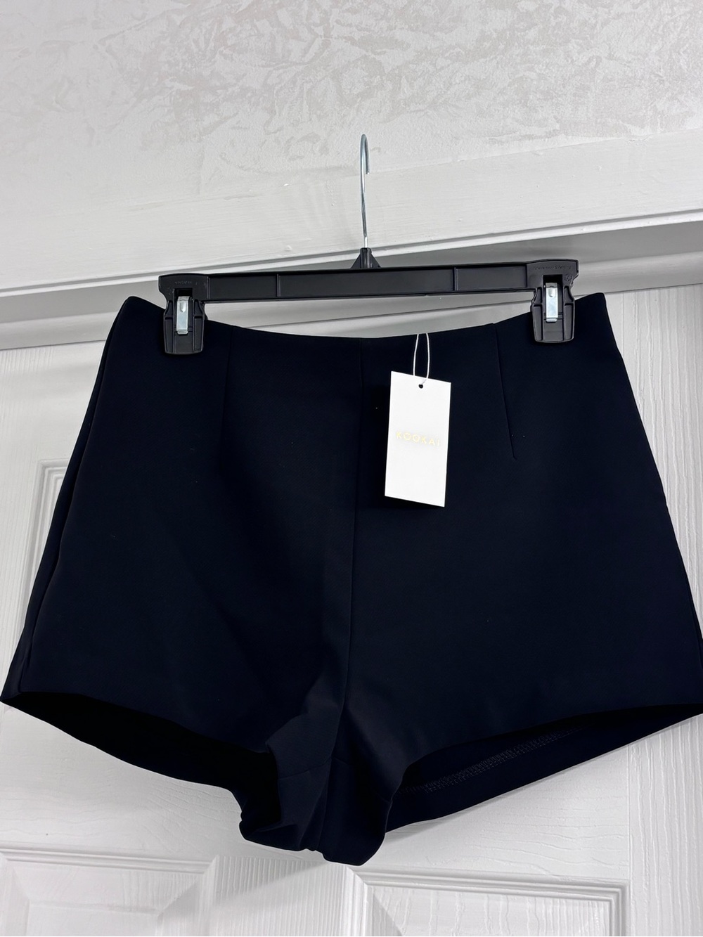 NWT Kookai ALTO MICRO SHORT in black size 36 US 4 - Picture 3 of 5